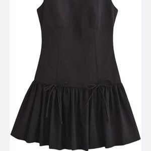 Elegant Black Sleeveless Dress